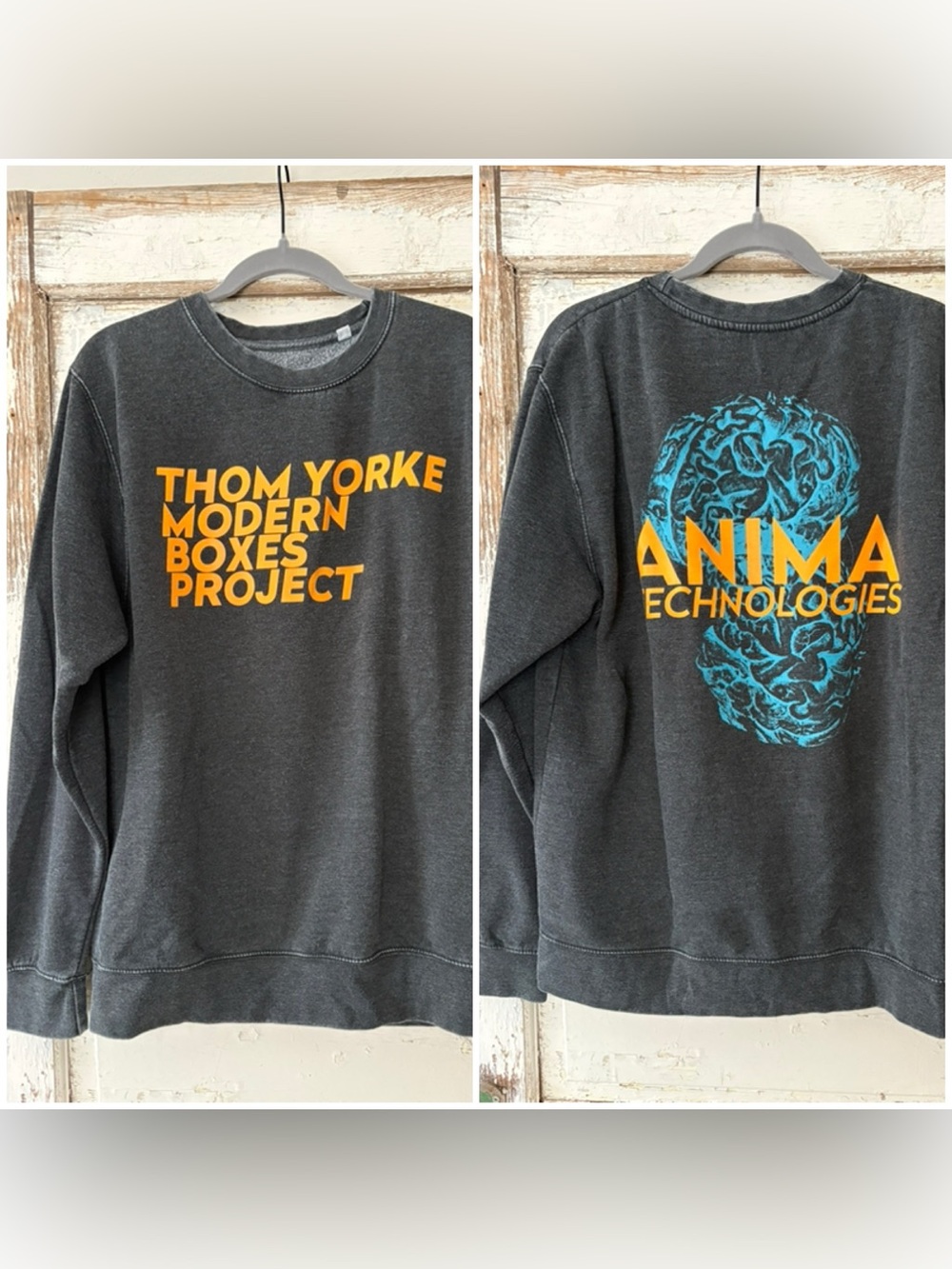 Thom Yorke Modern Boxes Project Anima Technologies Sweatshirt Large
